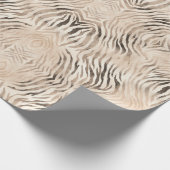 Zebra-Drucke, Jungle Safari-Tiere zum Thema Geschenkpapier (Ecke)