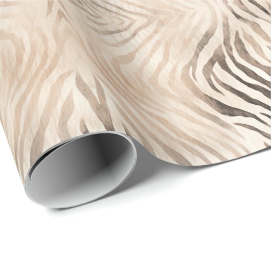Zebra-Drucke, Jungle Safari-Tiere zum Thema Geschenkpapier (Rolleneckpunkt)