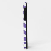 Zebra-Druckhaut (Violett, weiß) Case-Mate iPhone Hülle (Hinten/Links)