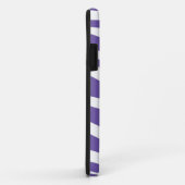 Zebra-Druckhaut (Violett, weiß) Case-Mate iPhone Hülle (Hinten/Rechts)