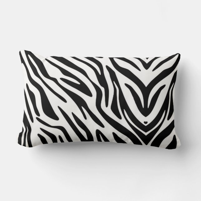 ZEBRA DRUCKPILLOW LENDENKISSEN (Vorderseite)