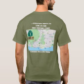 Zebra-Dschungel auf dem SLO-T - Shirt (Rückseite)