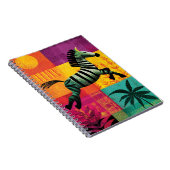 Zebra-Dschungel-Pop Notizblock (Rechte Seite)