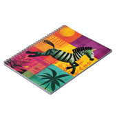 Zebra-Dschungel-Pop Notizblock (Linke Seite)