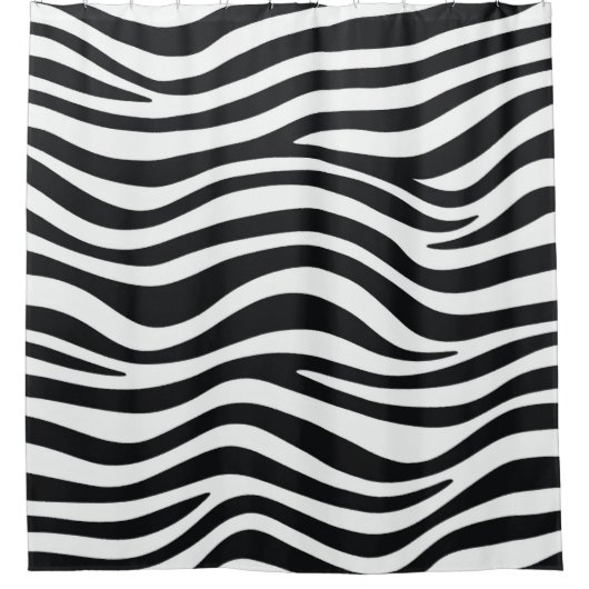 Zebra Duschvorhang (Vorderseite)