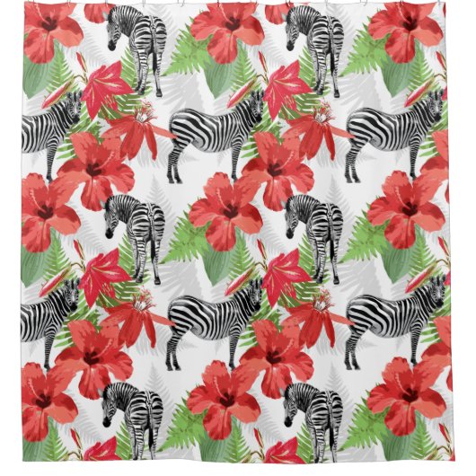 Zebra Duschvorhang (Vorderseite)