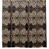 Zebra-Duschvorhang Duschvorhang (Vorderseite)
