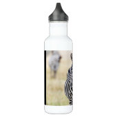 Zebra Edelstahlflasche (Links)
