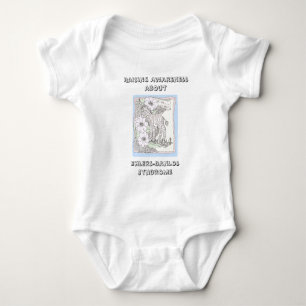 Zebra-EDS, Ehlers-Danlos Syndrom, Baby Strampler