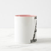 Zebra eine Kaffee-Tasse Zweifarbige Tasse (Mittel)