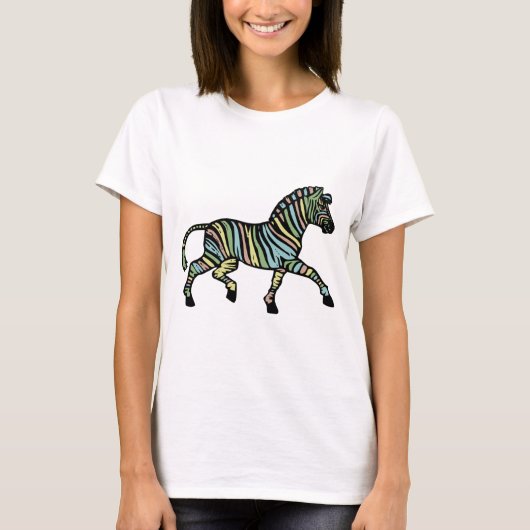 Zebra einer anderen Farbe T-Shirt (Vorderseite)