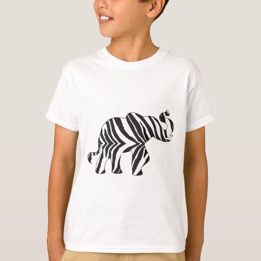 Zebra Elephant T-Shirt (Vorderseite)