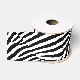 Zebra-Entwurf 3" weit Grosgrain-Band 10 Yard-Spule Ripsband