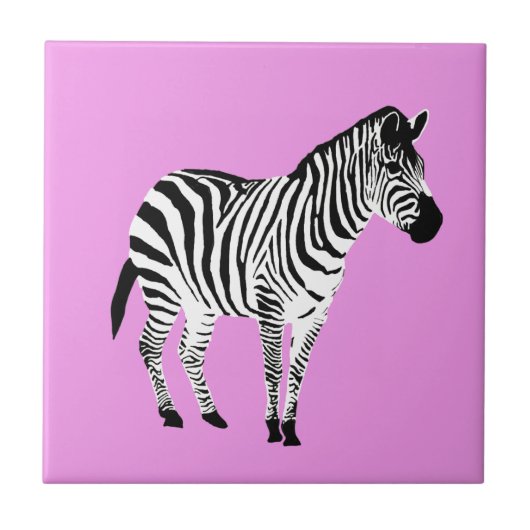 Zebra-Entwurf Fliese (Vorderseite)