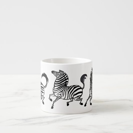 Zebra Espresso Cup Espressotasse (Vorderseite)