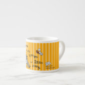 Zebra-Espresso-Schale Espressotasse (Vorderseite Rechts)