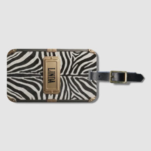 Zebra-Etuikette Gepäckanhänger