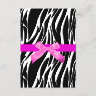 Zebra-Event-Einladung Pink Einladung