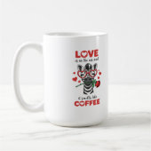 Zebra Express Your Love Mug Kaffeetasse (Links)