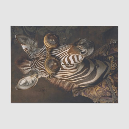 Zebra Extravaganza11 Seidenpapier (Vorderseite)