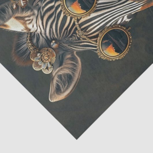 Zebra Extravaganza15 Seidenpapier (Ausschnitt)