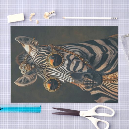 Zebra Extravaganza15 Seidenpapier (Handwerk)