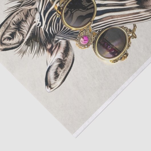 Zebra Extravaganza17 Seidenpapier (Ausschnitt)