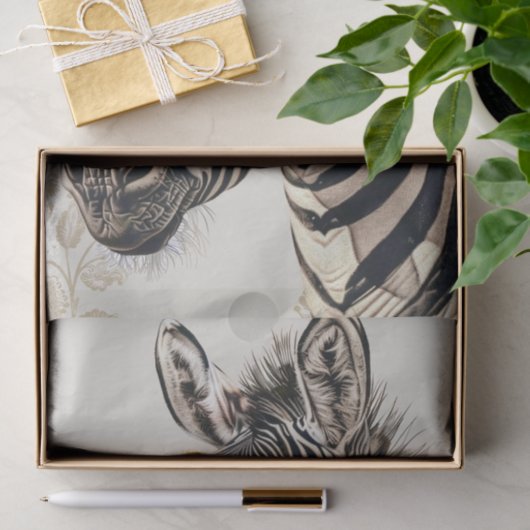 Zebra Extravaganza17 Seidenpapier (Geschenk)