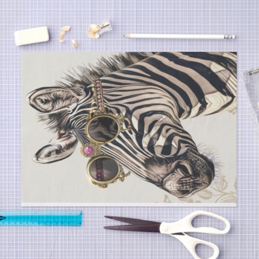 Zebra Extravaganza17 Seidenpapier (Handwerk)
