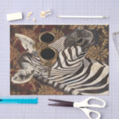 Zebra Extravaganza20 Seidenpapier (Handwerk)