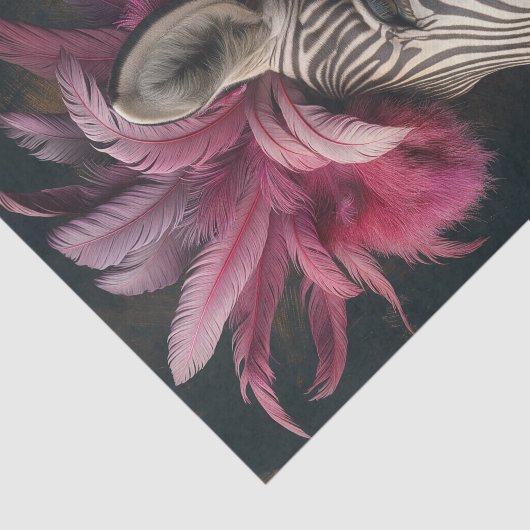 Zebra Extravaganza2 Seidenpapier (Ausschnitt)