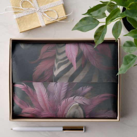 Zebra Extravaganza2 Seidenpapier (Geschenk)