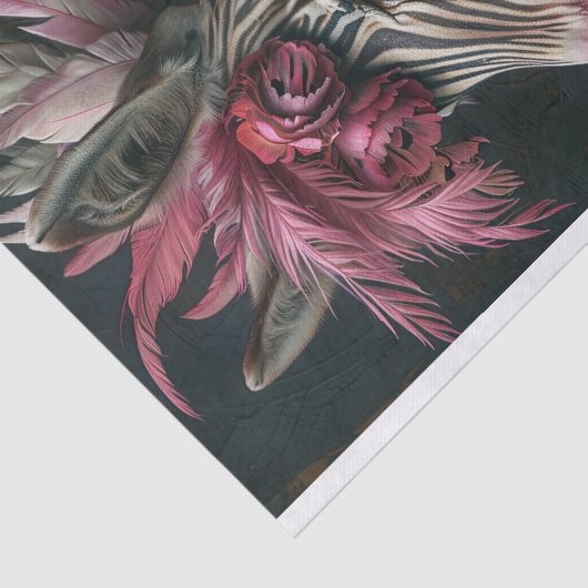 Zebra Extravaganza5 Seidenpapier (Ausschnitt)