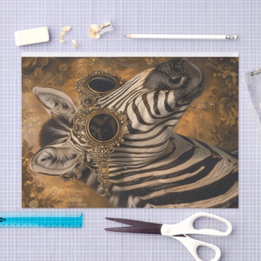 Zebra Extravaganza7 Seidenpapier (Handwerk)