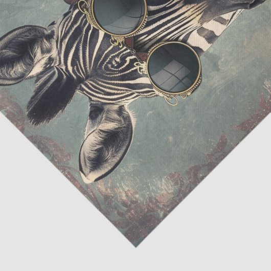 Zebra Extravaganza8 Seidenpapier (Ausschnitt)