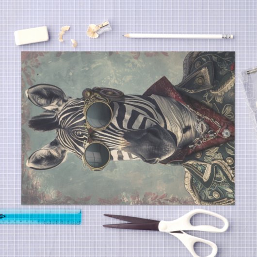 Zebra Extravaganza8 Seidenpapier (Handwerk)
