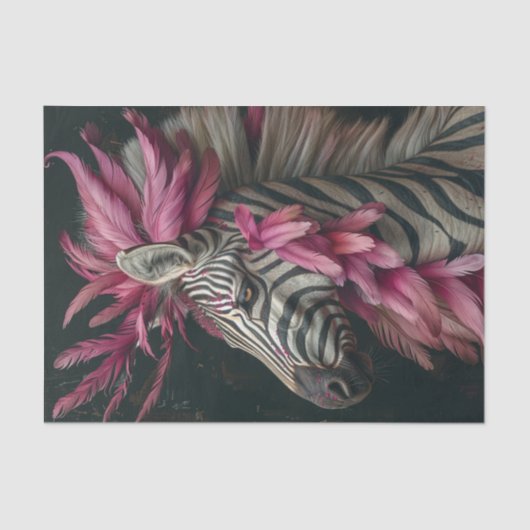 Zebra Extravaganza Seidenpapier (Vorderseite)