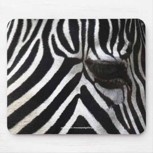 Zebra Eye African Horse Wildlife Mousepad (Vorne)
