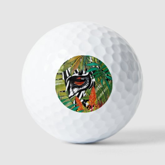 Zebra Eye Golfball (Vorderseite)
