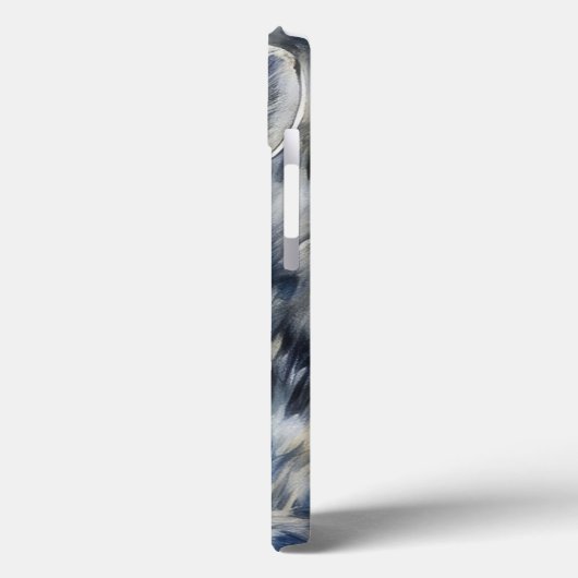 Zebra Face Art Phone Case (Rückseite / Links)