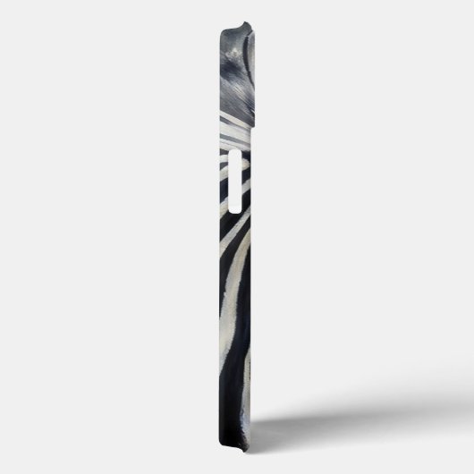 Zebra Face Art Phone Case (Rückseite / Rechts)