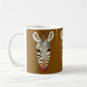 Zebra Face  Kaffeetasse (Links)