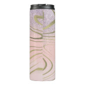 Zebra Faux Gold Thermosbecher (Rückseite)
