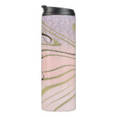 Zebra Faux Gold Thermosbecher (Nach rechts gedreht)