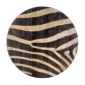 Zebra-Fell 2 Schneidebrett (Vorderseite)