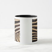 Zebra-Fell 2 Tasse (Zentrum)