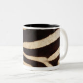 Zebra-Fell 2 Zweifarbige Tasse (VorderseiteRechts)