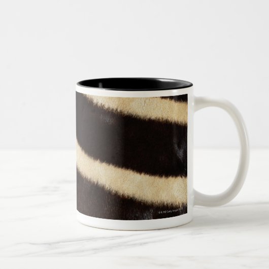 Zebra-Fell Zweifarbige Tasse (Rechts)