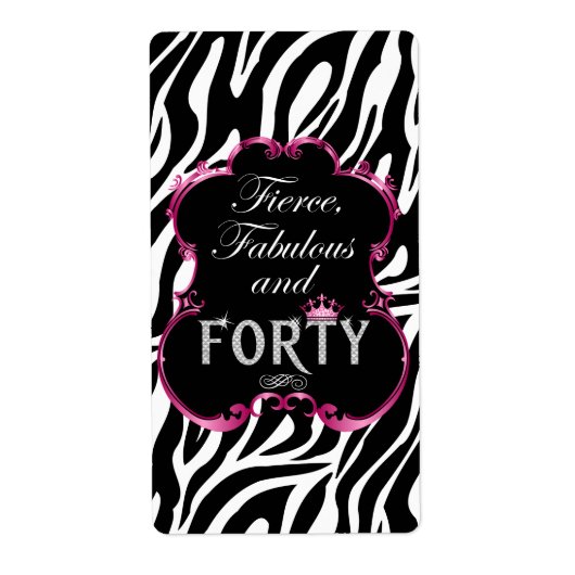 Zebra Fierce Fabulous and Vierty Wine (Vorne)