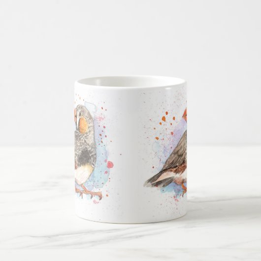 Zebra Finch Kaffeetasse (Mittel)